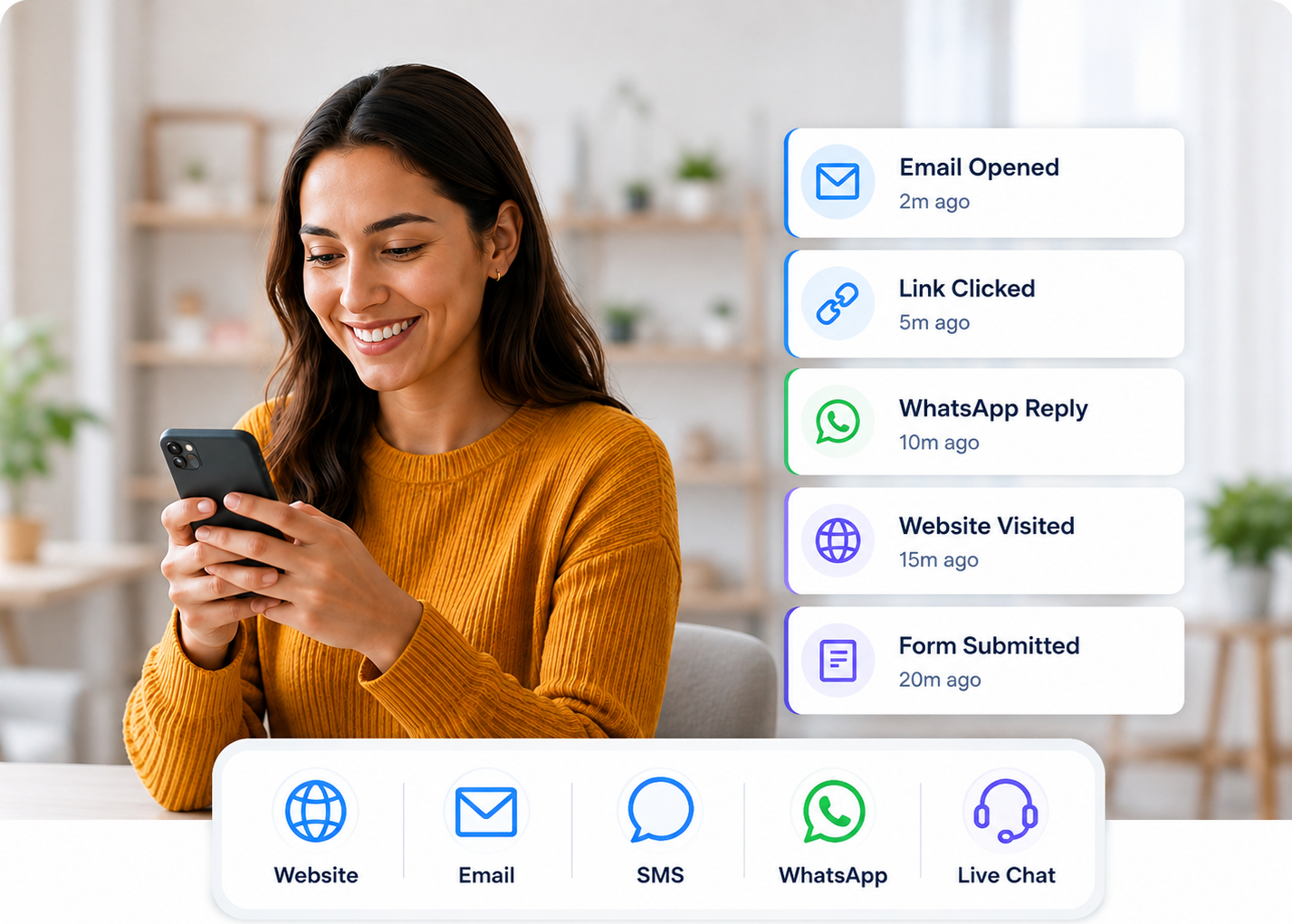 Plumb5 identity resolution merging channel data into one profile